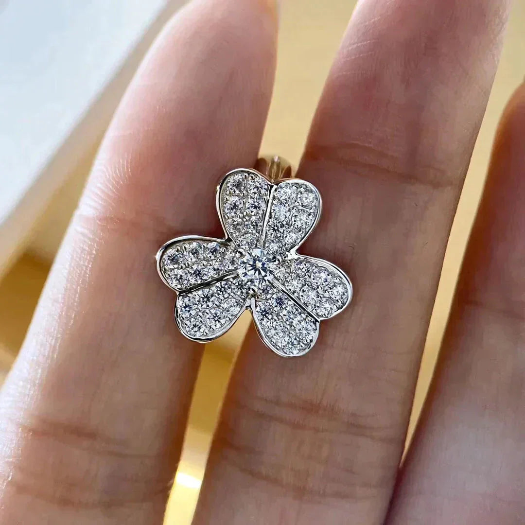 ¡®Sprite Jewelry¡¯CLOVER COMOS DIAMOND EARRINGS SILVER
