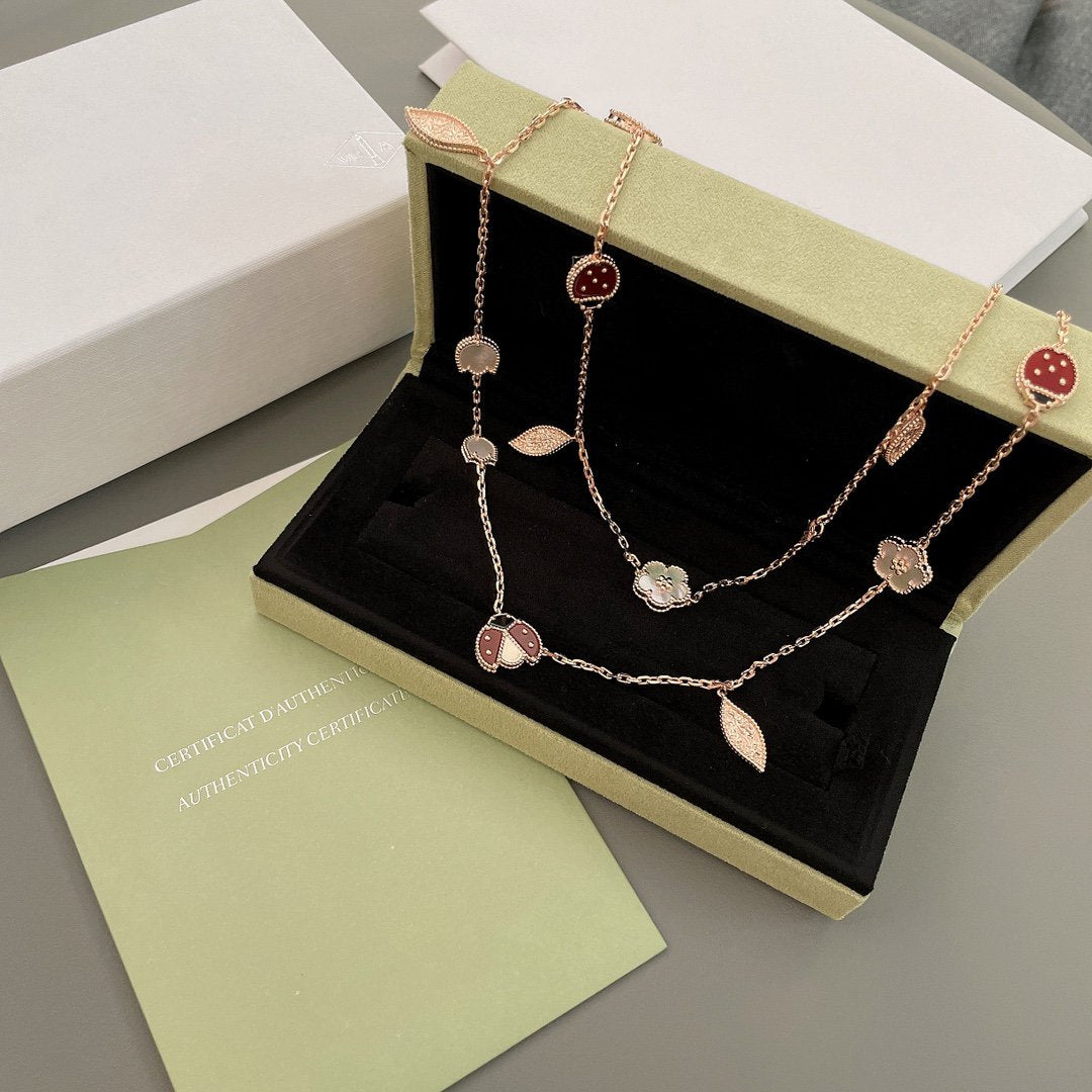 ¡®Sprite Jewelry¡¯LUCKY SPRING 15 MOTIFS ROSE GOLD NECKLACE