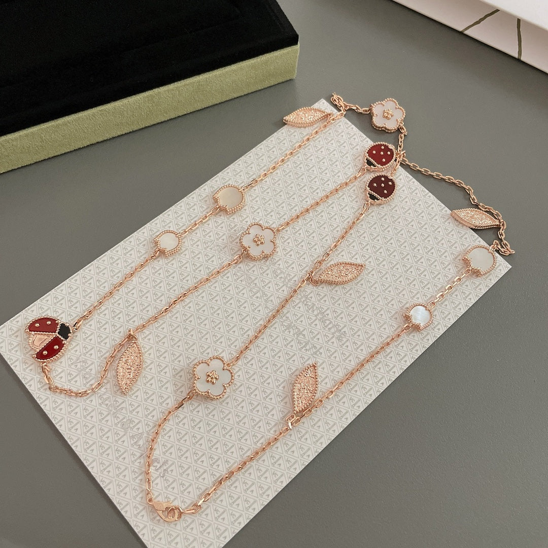 ¡®Sprite Jewelry¡¯LUCKY SPRING 15 MOTIFS ROSE GOLD NECKLACE