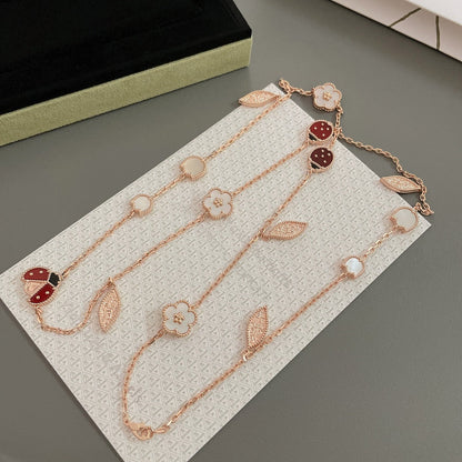 ¡®Sprite Jewelry¡¯LUCKY SPRING 15 MOTIFS ROSE GOLD NECKLACE