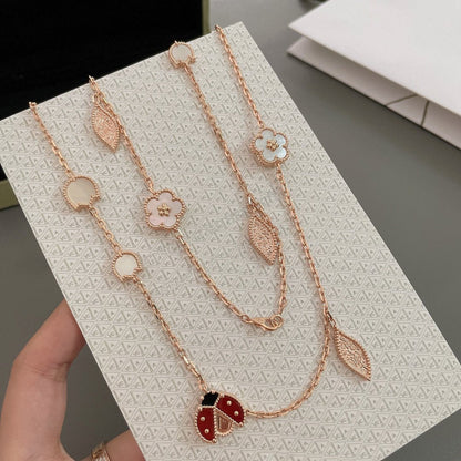 ¡®Sprite Jewelry¡¯LUCKY SPRING 15 MOTIFS ROSE GOLD NECKLACE