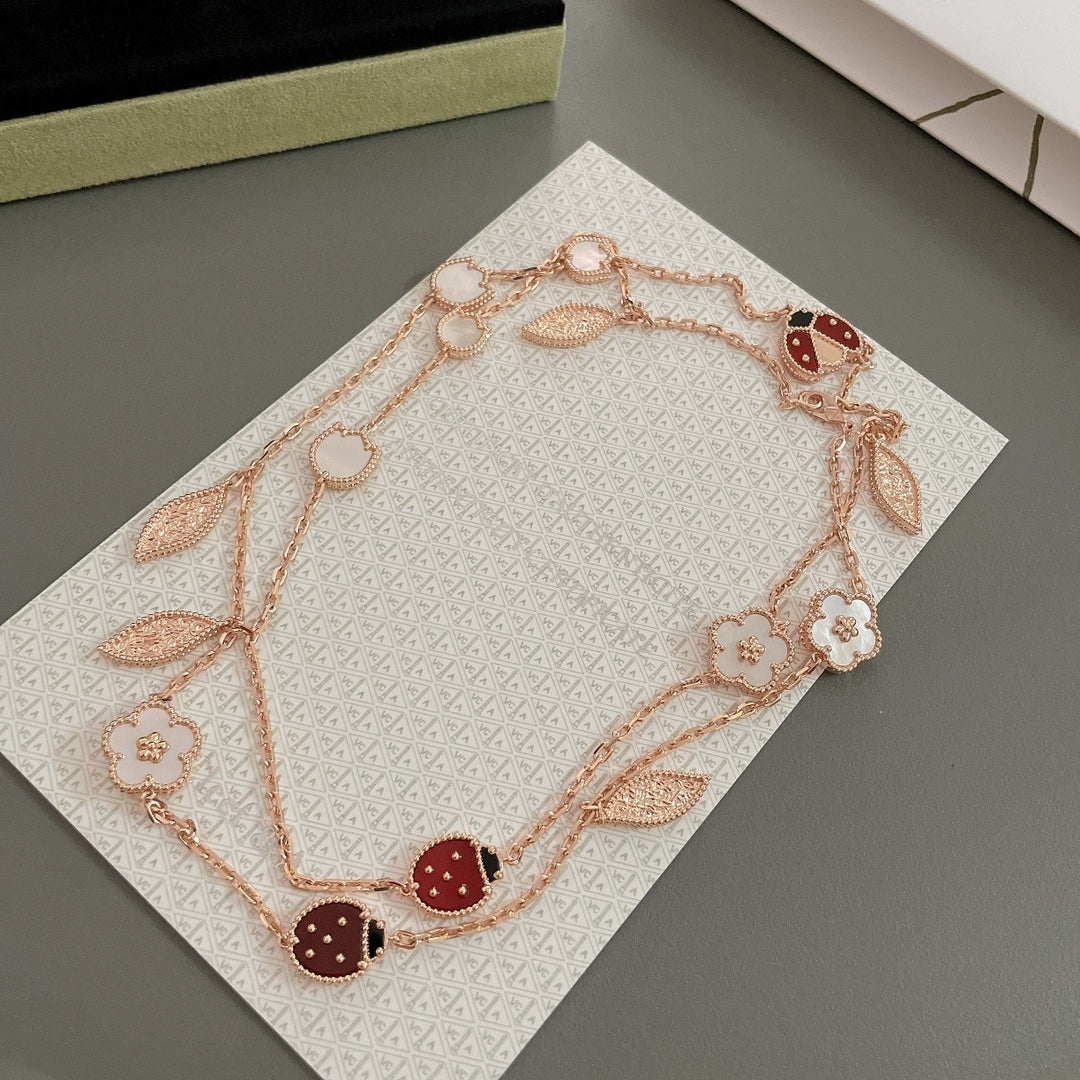 ¡®Sprite Jewelry¡¯LUCKY SPRING 15 MOTIFS ROSE GOLD NECKLACE