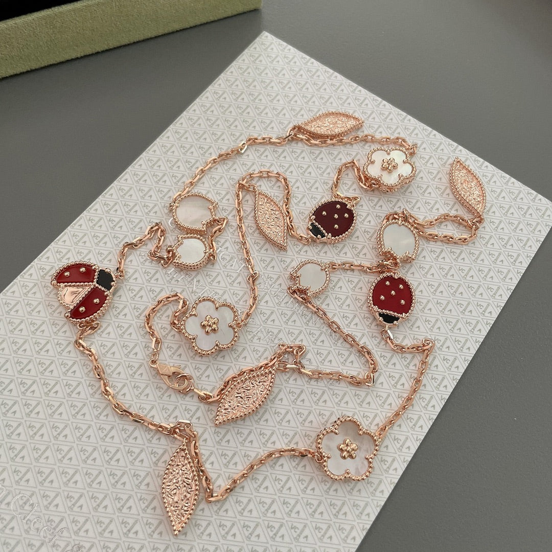¡®Sprite Jewelry¡¯LUCKY SPRING 15 MOTIFS ROSE GOLD NECKLACE