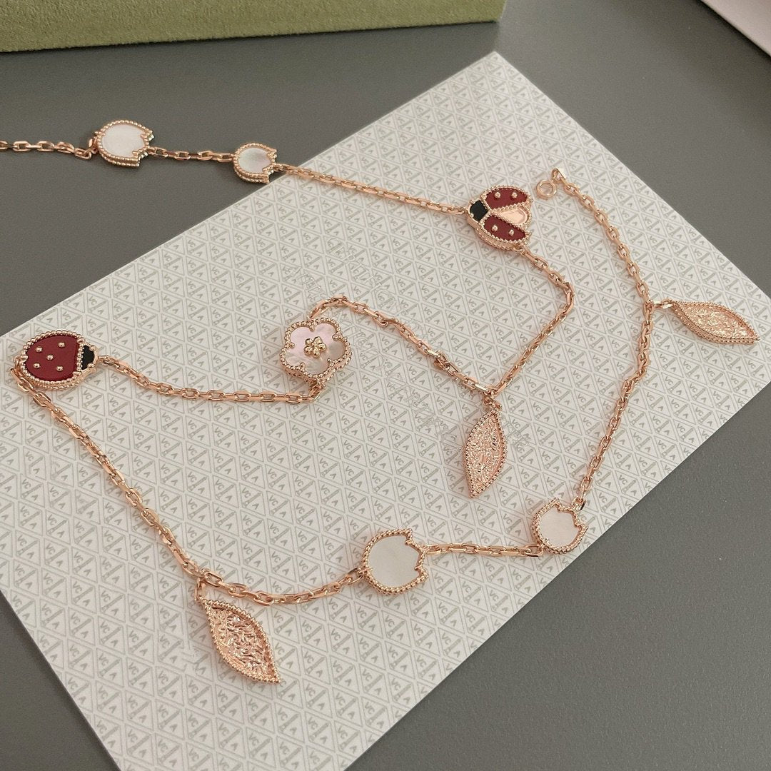 ¡®Sprite Jewelry¡¯LUCKY SPRING 15 MOTIFS ROSE GOLD NECKLACE