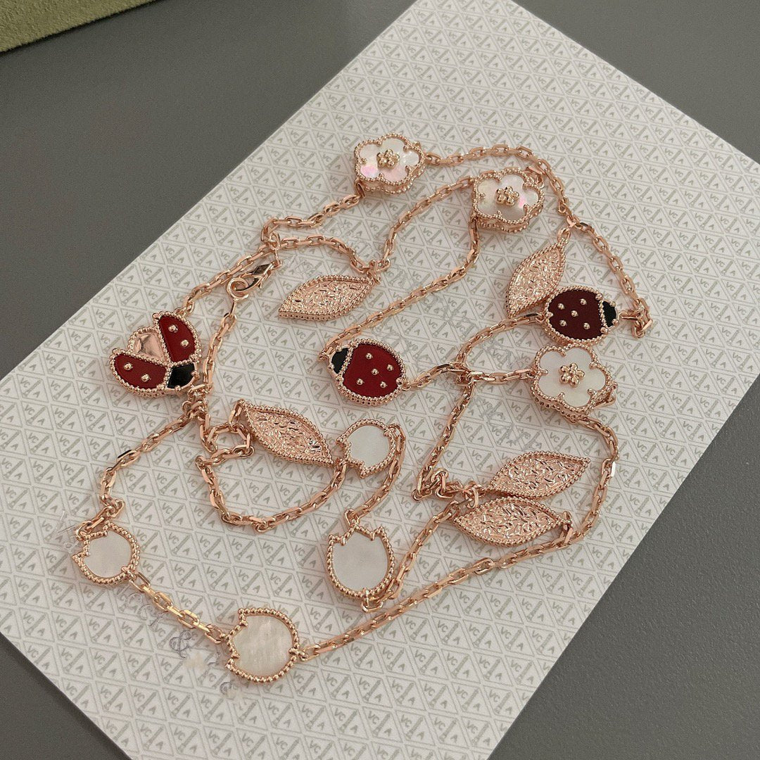 ¡®Sprite Jewelry¡¯LUCKY SPRING 15 MOTIFS ROSE GOLD NECKLACE