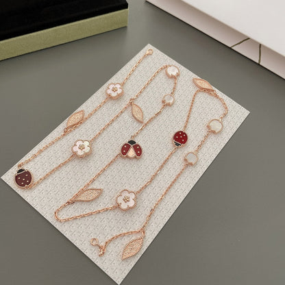 ¡®Sprite Jewelry¡¯LUCKY SPRING 15 MOTIFS ROSE GOLD NECKLACE