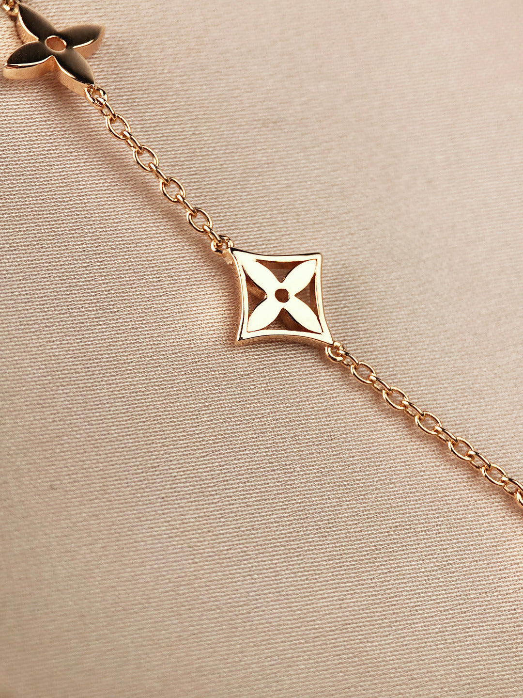 ¡®Sprite Jewelry¡¯STAR AND SUN 7 MOTIFS GOLD BRACELET