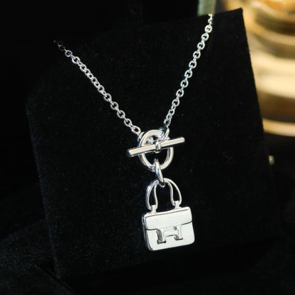 ¡®Sprite Jewelry¡¯POP H PEDANT SILVER NECKLACE