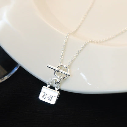 ¡®Sprite Jewelry¡¯POP H PEDANT SILVER NECKLACE