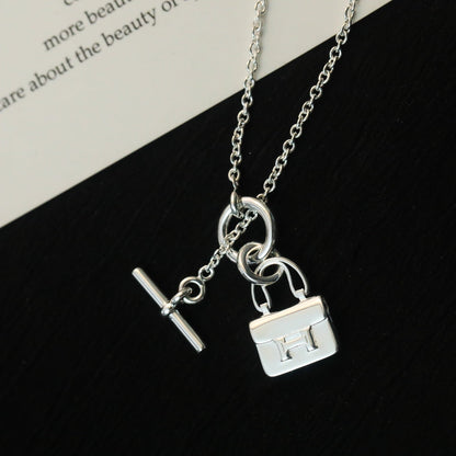 ¡®Sprite Jewelry¡¯POP H PEDANT SILVER NECKLACE