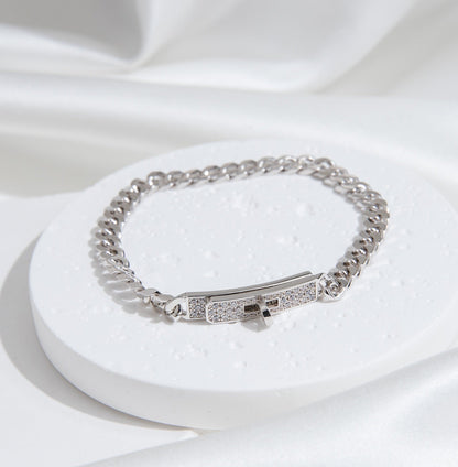 ¡®Sprite Jewelry¡¯KELLY CHAIN SILVER DIAMOND BRACELET