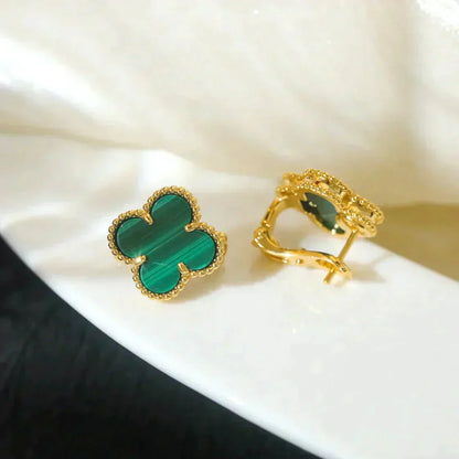 ¡®Sprite Jewelry¡¯CLOVER MEDIUM 1 MOTIFS MALACHITE  EARRINGS
