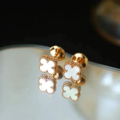 ¡®Sprite Jewelry¡¯CLOVER MINI 9.5MM WHITE MOP EARRINGS