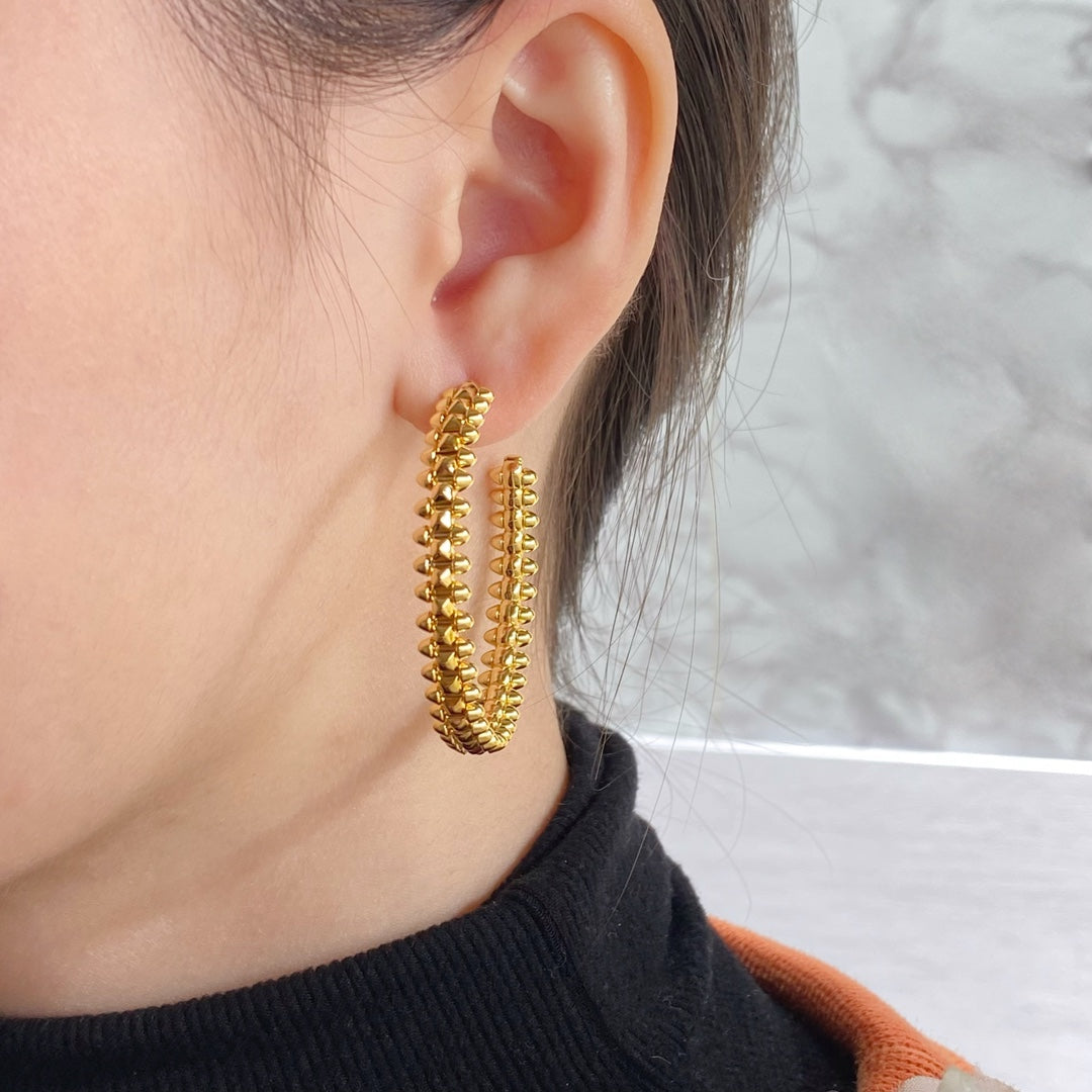 ¡®Sprite Jewelry¡¯CLASH LARGE HOOP EARRINGS