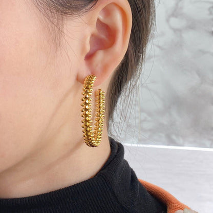 ¡®Sprite Jewelry¡¯CLASH LARGE HOOP EARRINGS