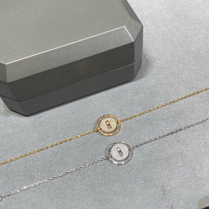 [Sprite Jewelry]LUCKY MOVE DIAMOND PAVED BRACELET