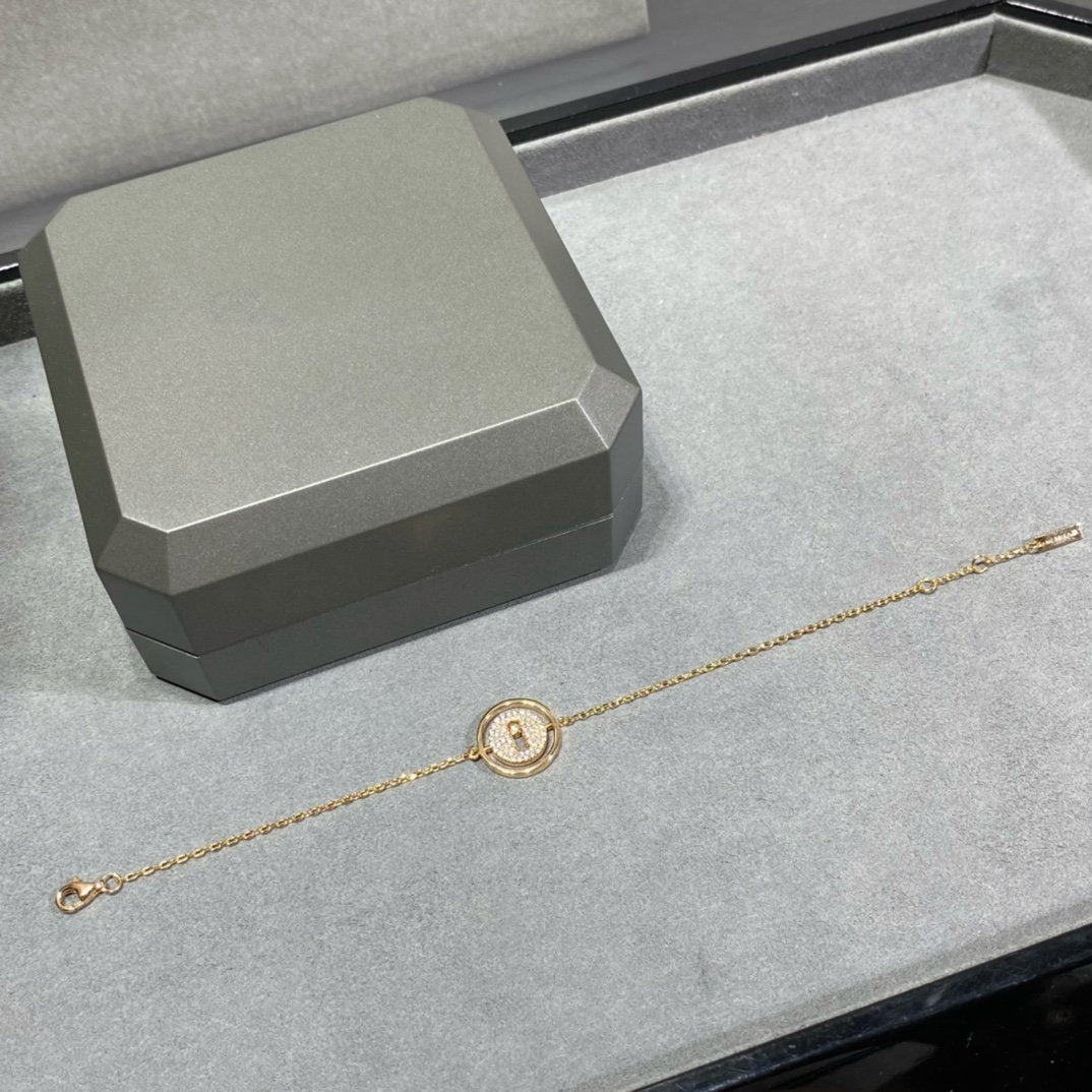 [Sprite Jewelry]LUCKY MOVE DIAMOND PAVED BRACELET