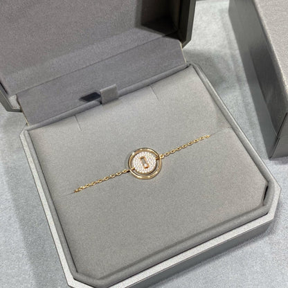 [Sprite Jewelry]LUCKY MOVE DIAMOND PAVED BRACELET