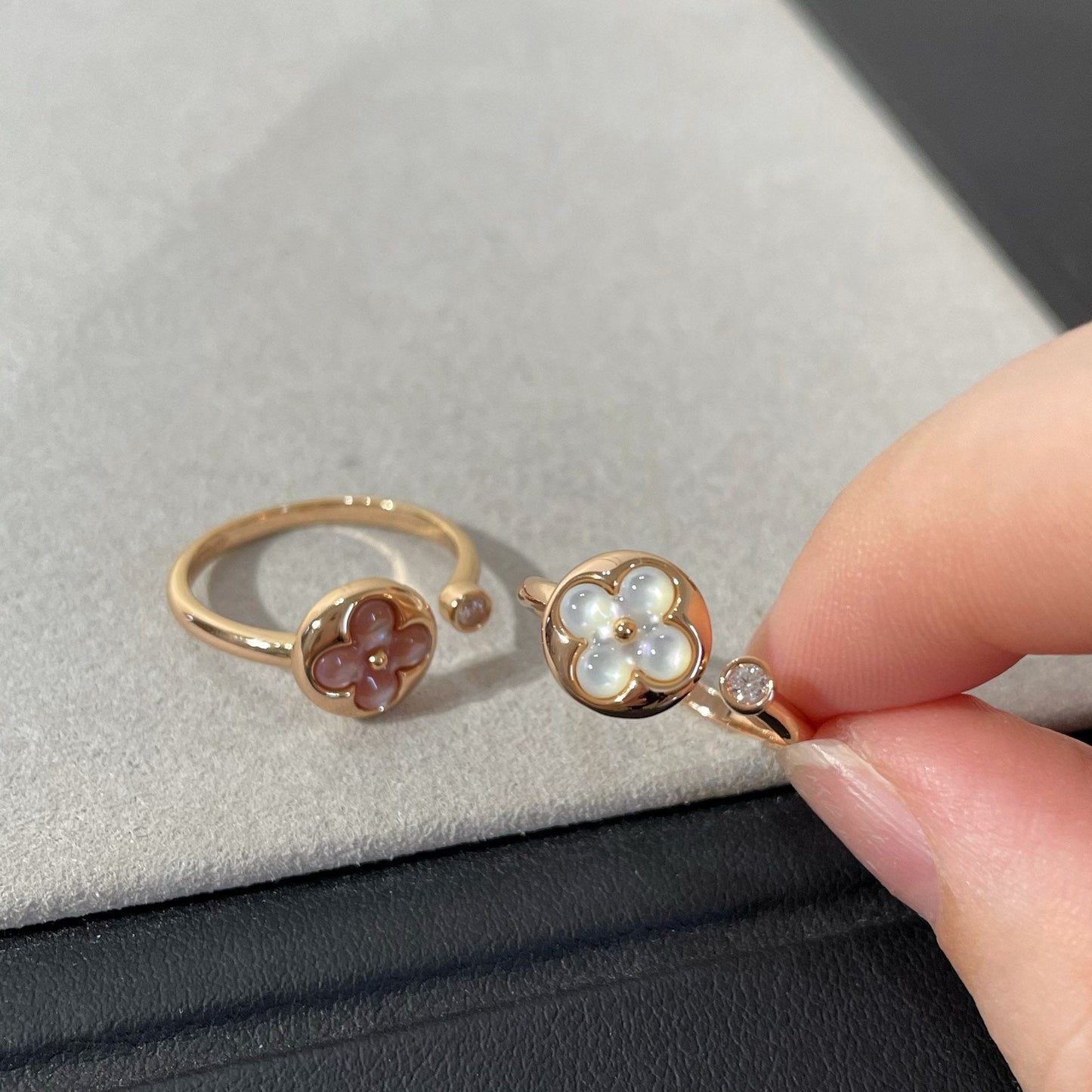 ¡®Sprite Jewelry¡¯SUN 1 DIAMOND PINK MOP RING