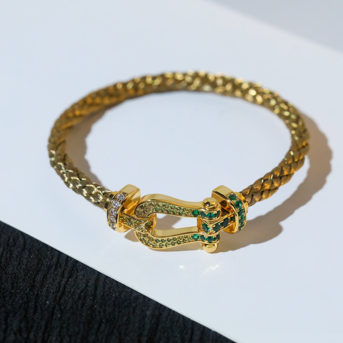 ¡®Sprite Jewelry¡¯FORCE 10 GOLD GREEN DIAMOND PAVED