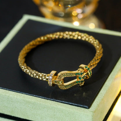 ¡®Sprite Jewelry¡¯FORCE 10 GOLD GREEN DIAMOND PAVED