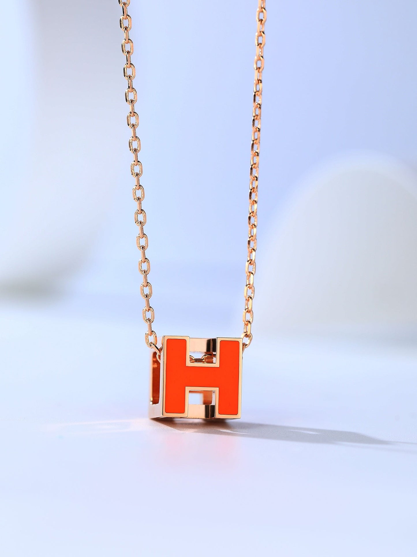 ¡®Sprite Jewelry¡¯H CAGE PINK GOLD NECKLACE