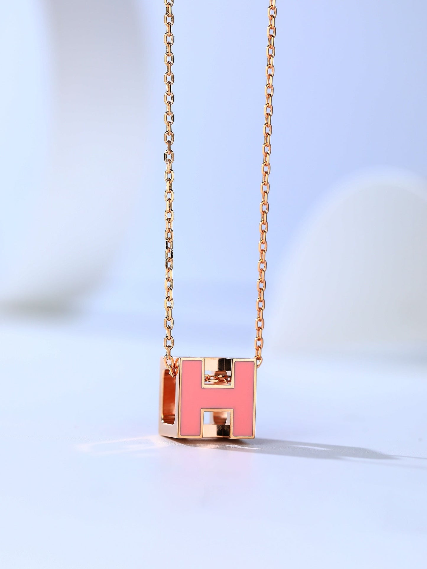 ¡®Sprite Jewelry¡¯H CAGE PINK GOLD NECKLACE