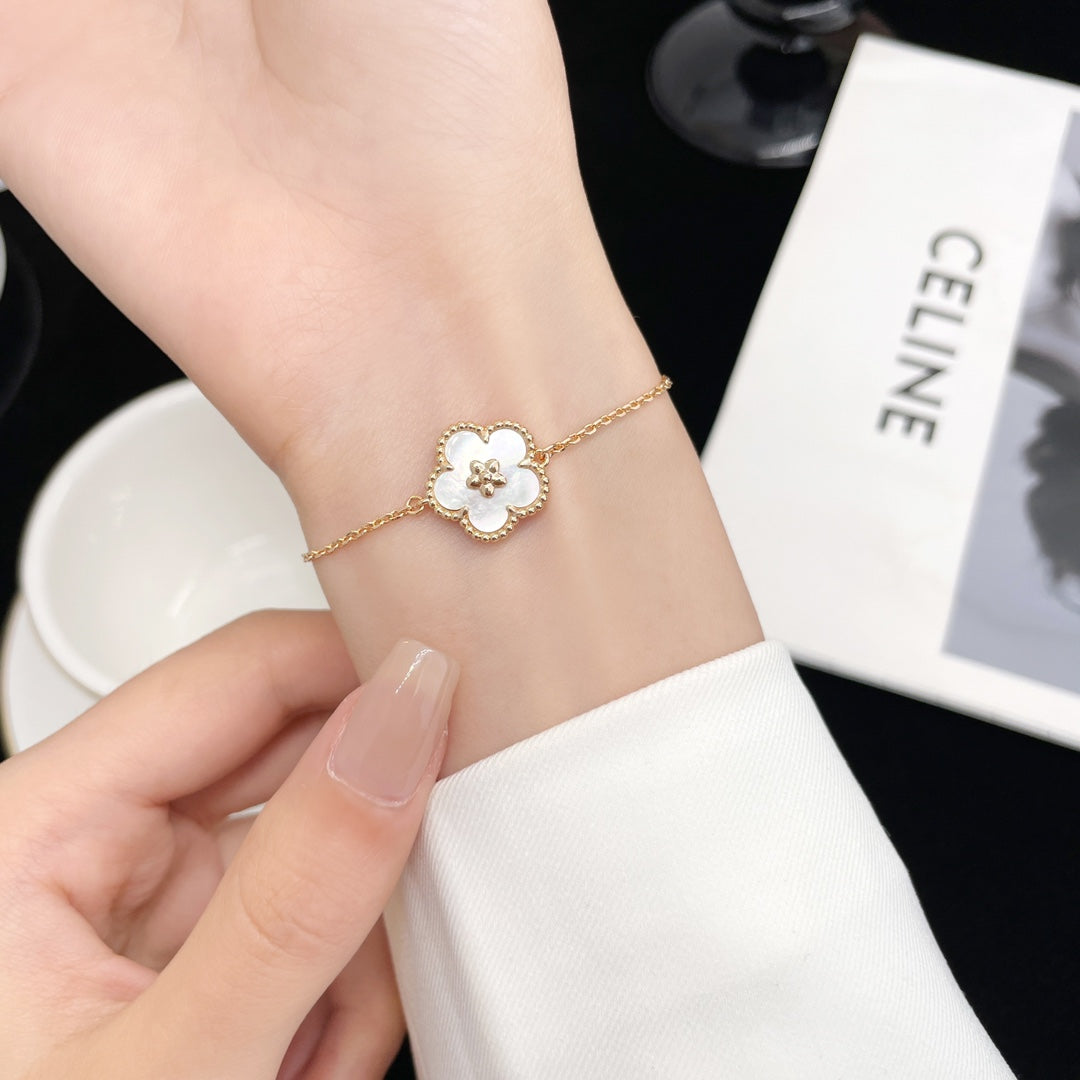 ¡®Sprite Jewelry¡¯LUCKY SPRING ROSE GOLD MOP BRACELET