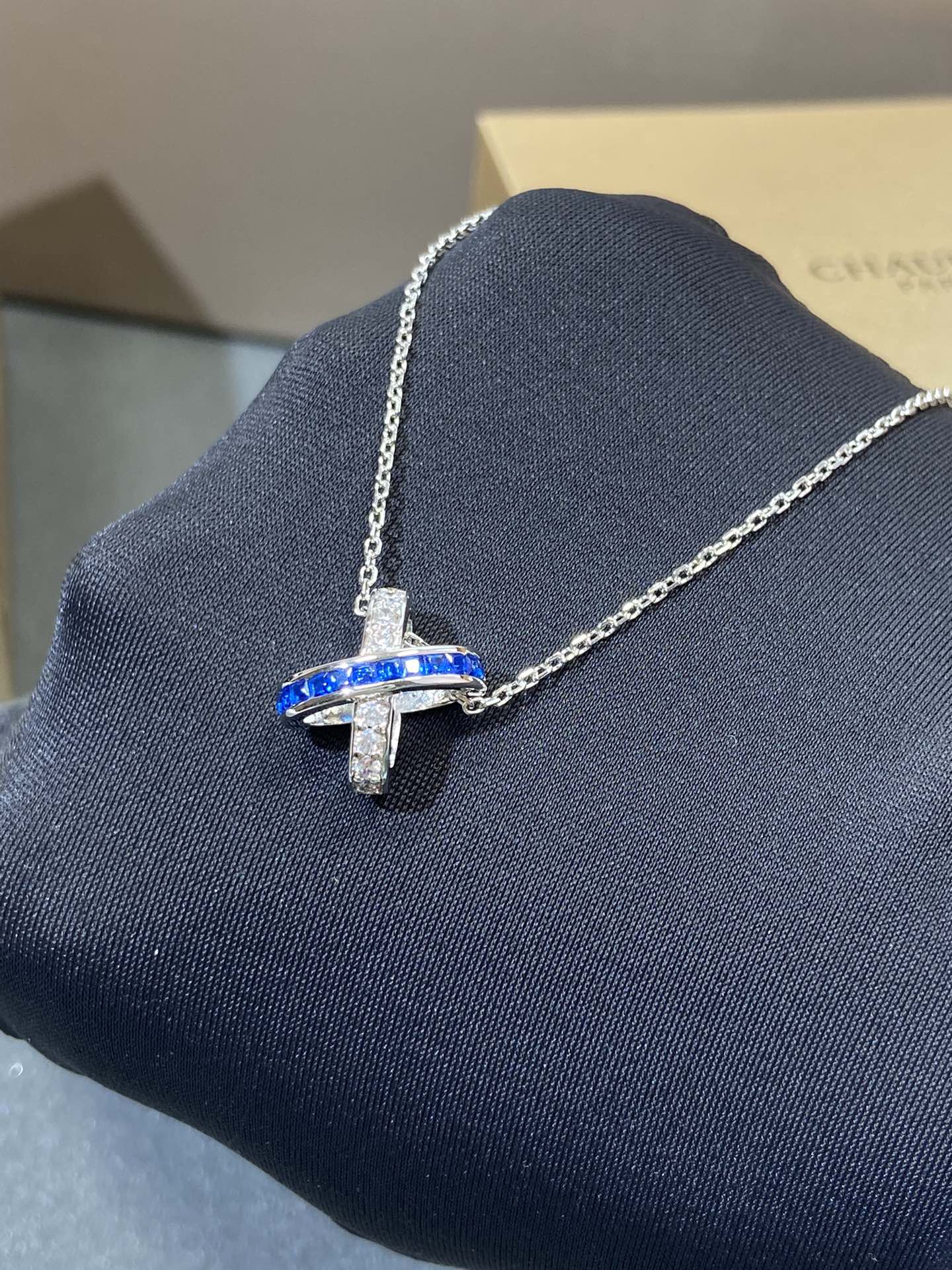 ¡®Sprite Jewelry¡¯LIENS DIAMOND SILVER NECKLACE