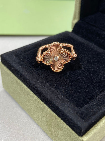 ¡®Sprite Jewelry¡¯CLOVER RIVERSIBLE ROSE GOLD RING
