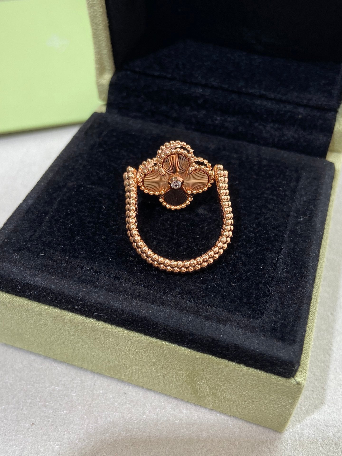 ¡®Sprite Jewelry¡¯CLOVER RIVERSIBLE ROSE GOLD RING