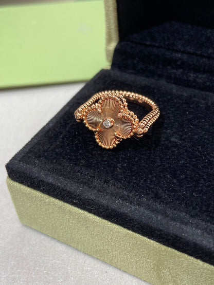 ¡®Sprite Jewelry¡¯CLOVER RIVERSIBLE ROSE GOLD RING