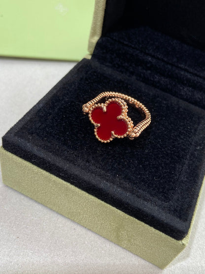 ¡®Sprite Jewelry¡¯CLOVER RIVERSIBLE ROSE GOLD RING