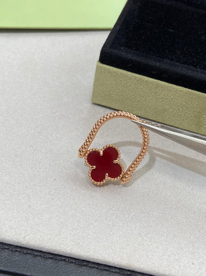 ¡®Sprite Jewelry¡¯CLOVER RIVERSIBLE ROSE GOLD RING