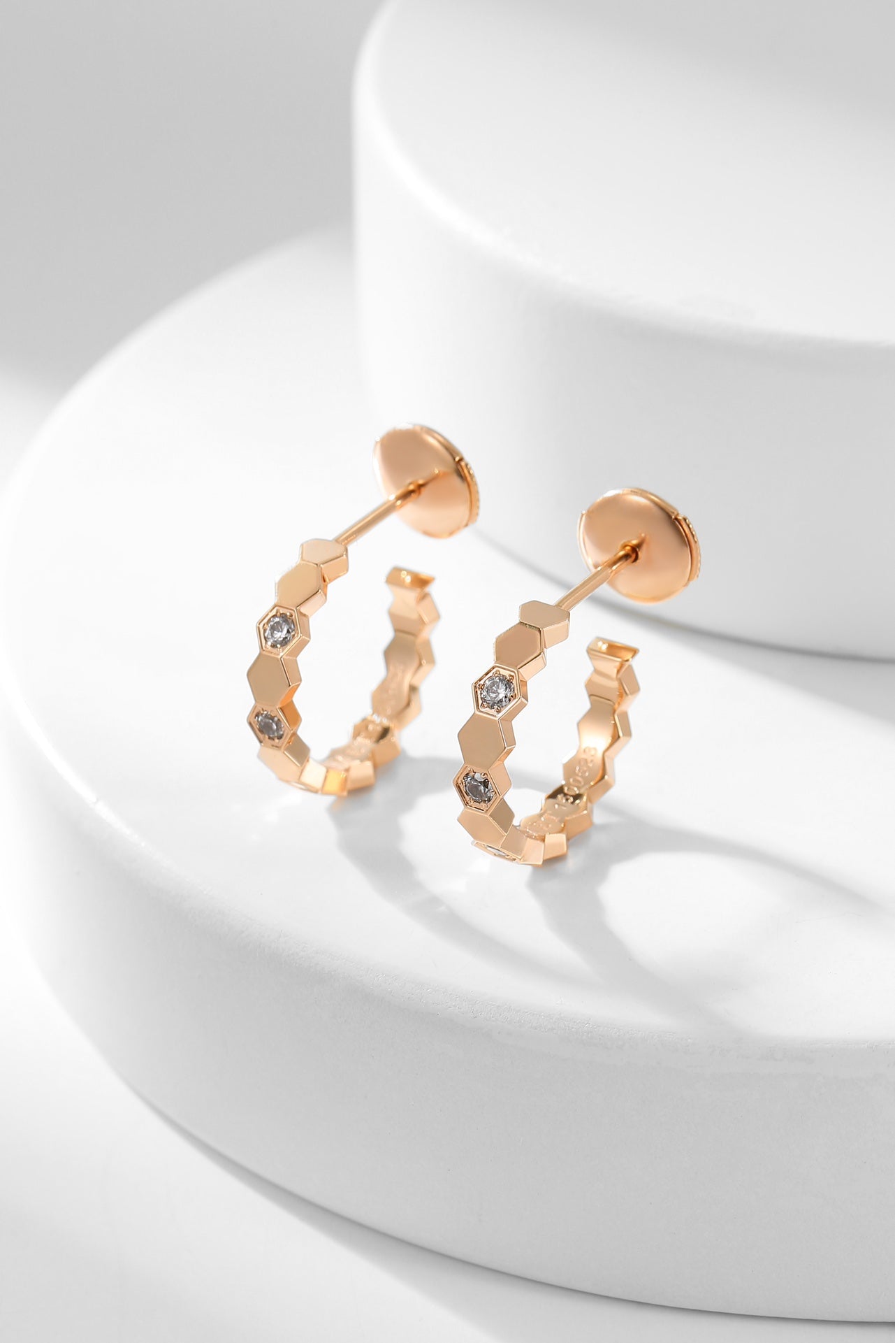 ¡®Sprite Jewelry¡¯BEE LOVE DIAMOND HOOP EARRINGS