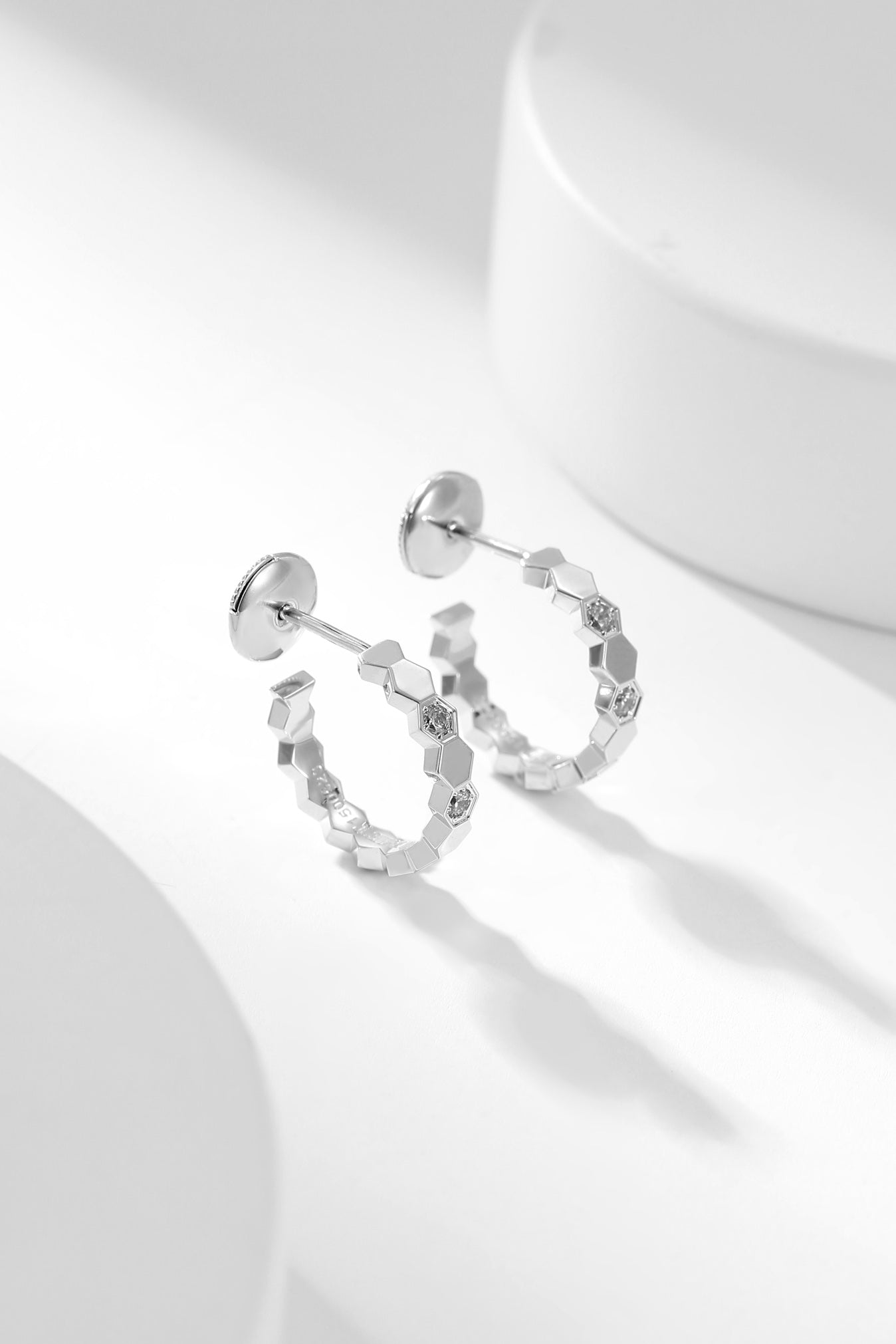 ¡®Sprite Jewelry¡¯BEE LOVE DIAMOND HOOP EARRINGS