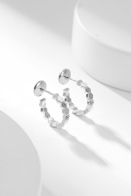 ¡®Sprite Jewelry¡¯BEE LOVE DIAMOND HOOP EARRINGS