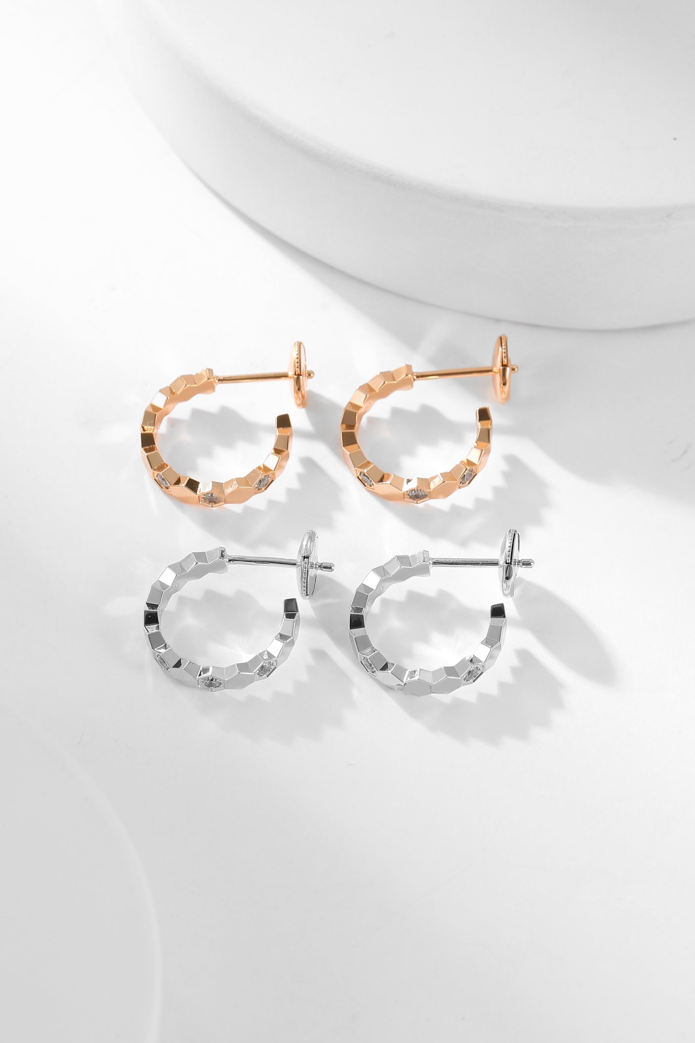 ¡®Sprite Jewelry¡¯BEE LOVE DIAMOND HOOP EARRINGS