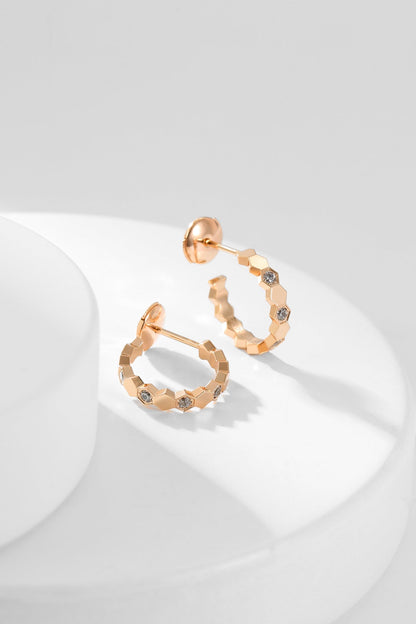 ¡®Sprite Jewelry¡¯BEE LOVE DIAMOND HOOP EARRINGS