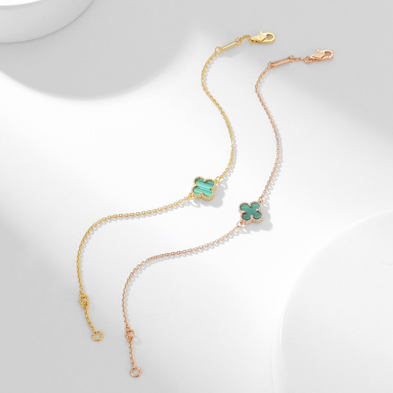 ¡®Sprite Jewelry¡¯CLOVER BRACELET MALACHITE 1 MOTIF