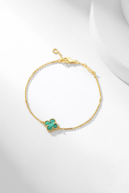¡®Sprite Jewelry¡¯CLOVER BRACELET MALACHITE 1 MOTIF