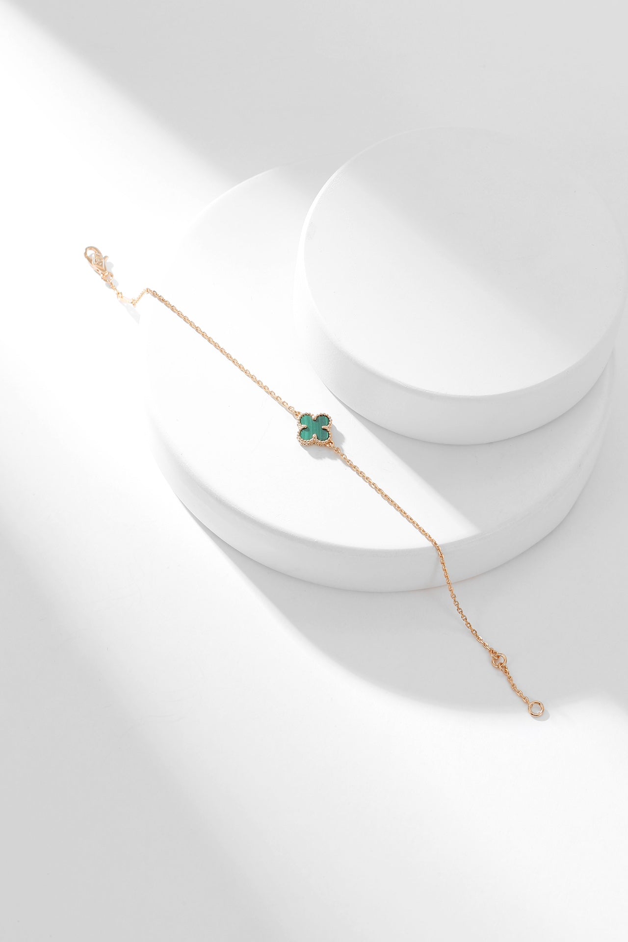 ¡®Sprite Jewelry¡¯CLOVER BRACELET MALACHITE 1 MOTIF