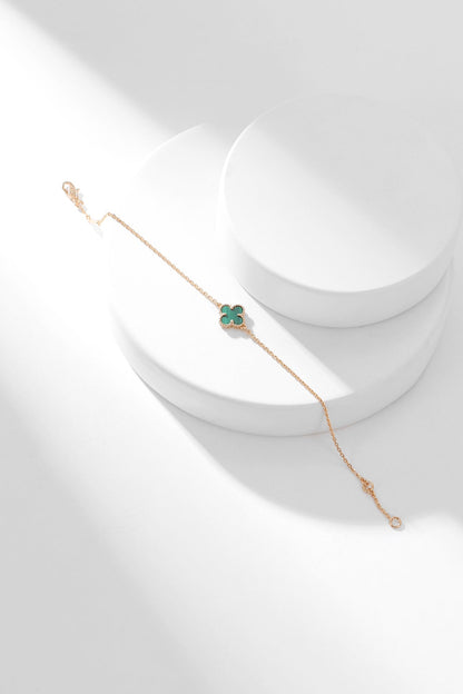 ¡®Sprite Jewelry¡¯CLOVER BRACELET MALACHITE 1 MOTIF
