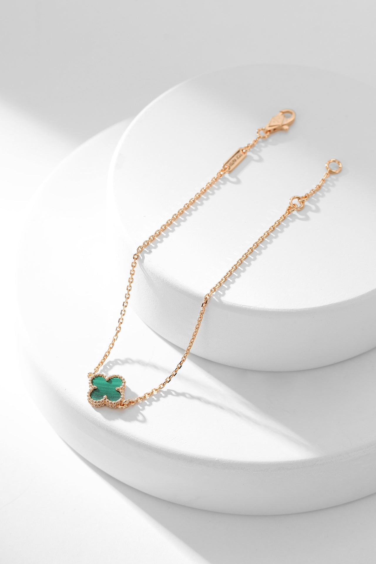 ¡®Sprite Jewelry¡¯CLOVER BRACELET MALACHITE 1 MOTIF