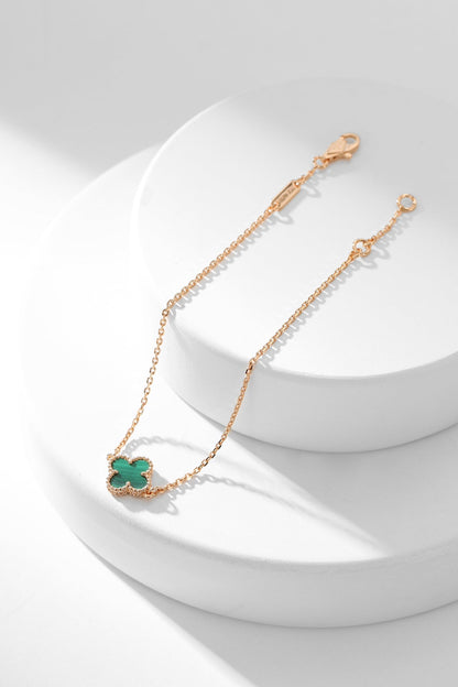 ¡®Sprite Jewelry¡¯CLOVER BRACELET MALACHITE 1 MOTIF
