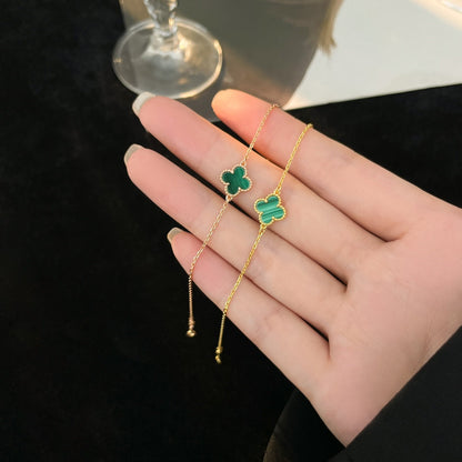 ¡®Sprite Jewelry¡¯CLOVER BRACELET MALACHITE 1 MOTIF