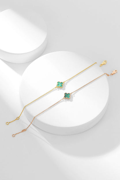¡®Sprite Jewelry¡¯CLOVER BRACELET MALACHITE 1 MOTIF
