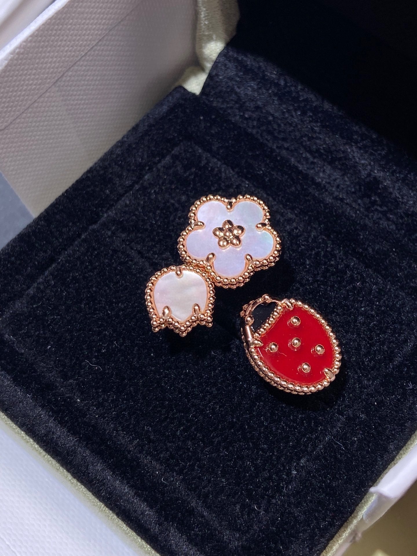 ¡®Sprite Jewelry¡¯LUCKY 3 MOTIF ROSE GOLD RING