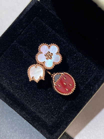 ¡®Sprite Jewelry¡¯LUCKY 3 MOTIF ROSE GOLD RING