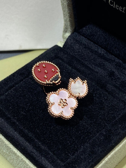¡®Sprite Jewelry¡¯LUCKY 3 MOTIF ROSE GOLD RING